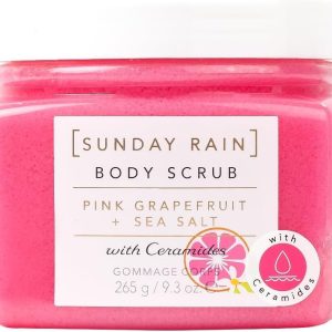 Sunday Rain Pink Grapefruit and Sea Salt Body Scrub Exfoliator