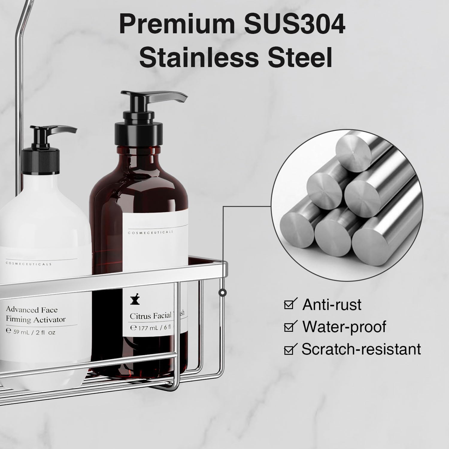 Pickpiff Hanging Shower Caddy Organizer - Image 2