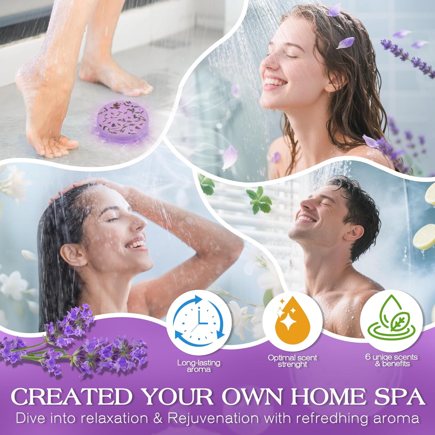 Shower Steamers Aromatherapy Relaxation Bombs - Image 3