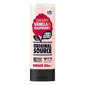 Creamy Vanilla & Raspberry Shower Gel